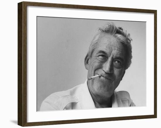 Director John Huston on Location During Filming of Motion Picture The Night of the Iguana-Gjon Mili-Framed Premium Photographic Print