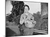 Director of the Mint Nellie Tayloe Ross relaxes on her Maryland farm, 1938-Harris & Ewing-Mounted Photographic Print