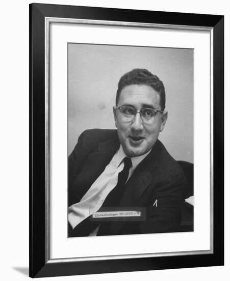 Director of the Rockefeller Fund Project Dr. Henry A. Kissinger-Carl Mydans-Framed Photographic Print