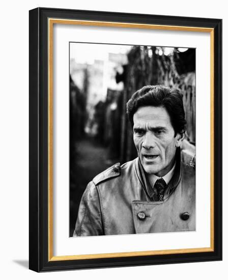 Director Piero Paolo Pasolini-Carlo Bavagnoli-Framed Premium Photographic Print