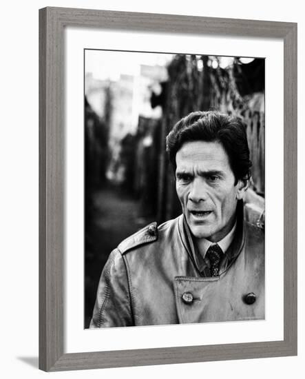 Director Piero Paolo Pasolini-Carlo Bavagnoli-Framed Premium Photographic Print