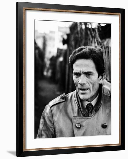 Director Piero Paolo Pasolini-Carlo Bavagnoli-Framed Premium Photographic Print