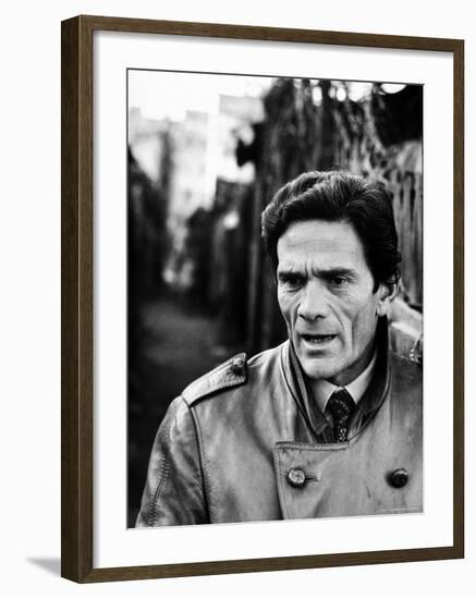 Director Piero Paolo Pasolini-Carlo Bavagnoli-Framed Premium Photographic Print