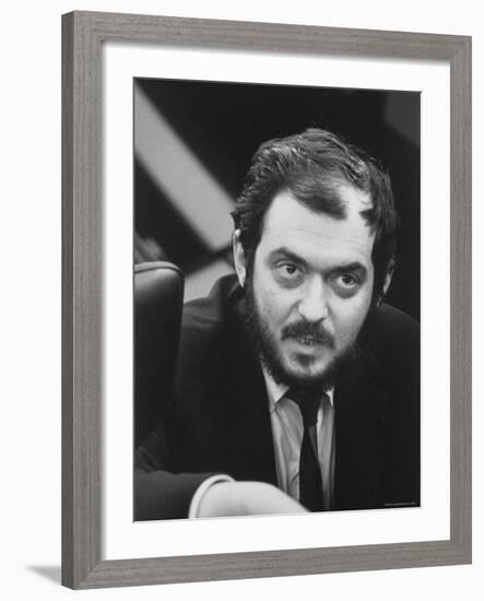 Director, Stanley Kubrick, During Filming of His Movie "2001: A Space Odyssey"-Dmitri Kessel-Framed Premium Photographic Print