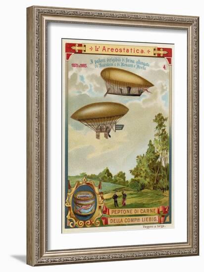 Dirigible Airships of Haenlein-null-Framed Giclee Print