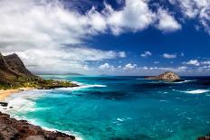 View over Hanauma Bay, a Popular Beach and Snorkeling Spot on Oahu, Hawaii, USA-Dirk Rueter-Photographic Print