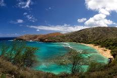 Coastal Landscape Near Makapuu Beach at the East Coast of Oahu, Hawaii, USA-Dirk Rueter-Framed Premier Image Canvas