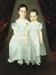 Portrait of Two Young Girls-Dirk Van Erp-Giclee Print