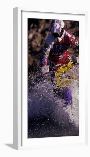 Dirt Biking, Colorado, USA-Lee Kopfler-Framed Photographic Print