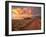 Dirt Road in the Desert at Sunset with a Colorful Sky, Tiras Mountains, Namibia-Frances Gallogly-Framed Photographic Print