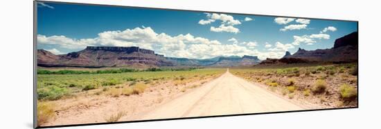 Dirt Road Passing Through a Landscape, Onion Creek, Moab, Utah, USA-null-Mounted Photographic Print