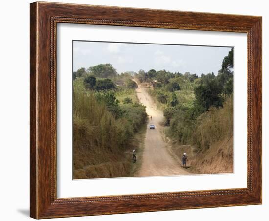 Dirt Road, Uganda, Africa-Ivan Vdovin-Framed Photographic Print