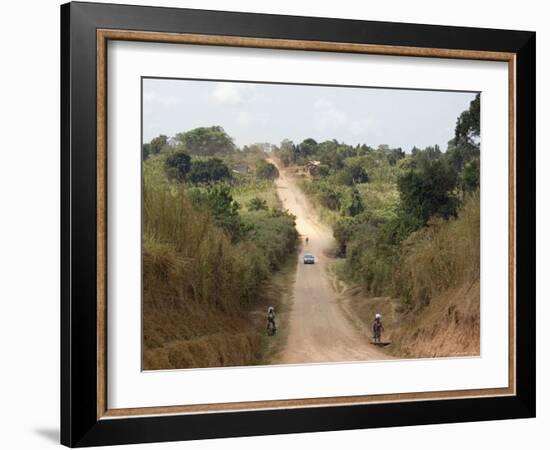 Dirt Road, Uganda, Africa-Ivan Vdovin-Framed Photographic Print