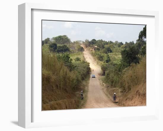 Dirt Road, Uganda, Africa-Ivan Vdovin-Framed Photographic Print