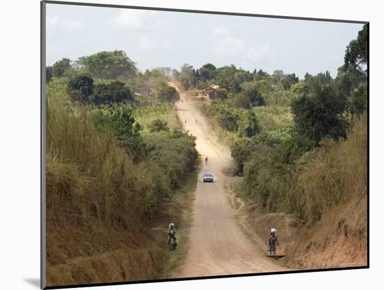 Dirt Road, Uganda, Africa-Ivan Vdovin-Mounted Photographic Print