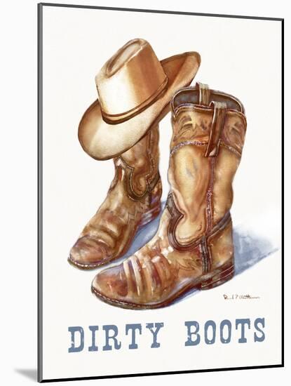 Dirty Boots-Paul Mathenia-Mounted Art Print