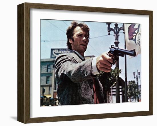 Dirty Harry, Clint Eastwood, 1971-null-Framed Photo