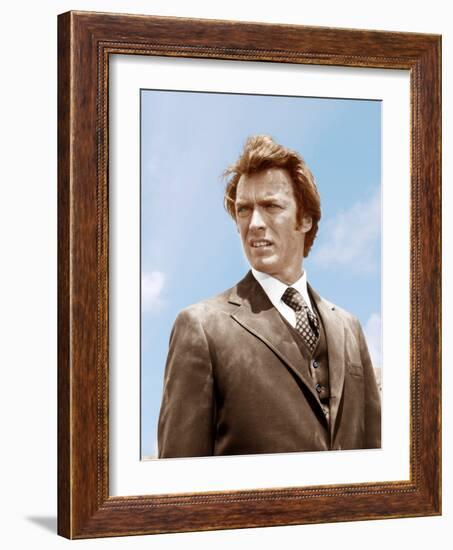 DIRTY HARRY, Clint Eastwood, 1971-null-Framed Photo