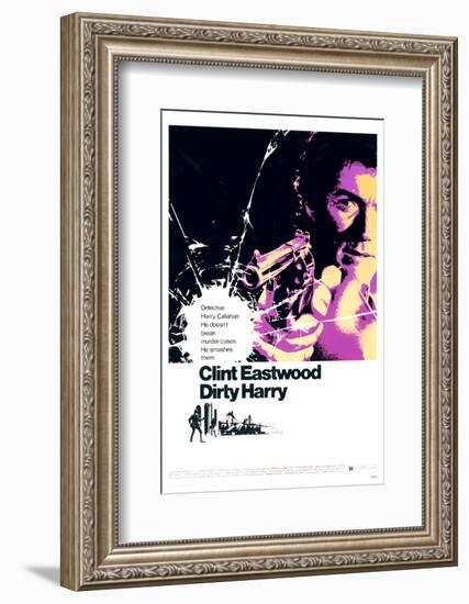 Dirty Harry - Movie Poster Reproduction-null-Framed Photo