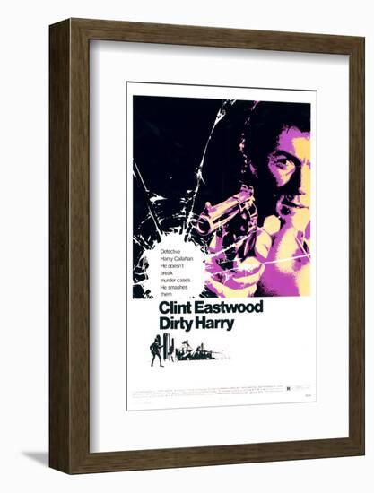 Dirty Harry - Movie Poster Reproduction-null-Framed Photo