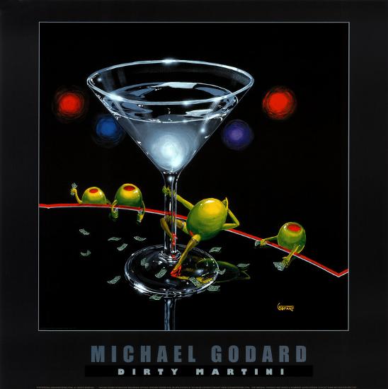 Dirty Martini Art Print by Michael Godard | Art.com