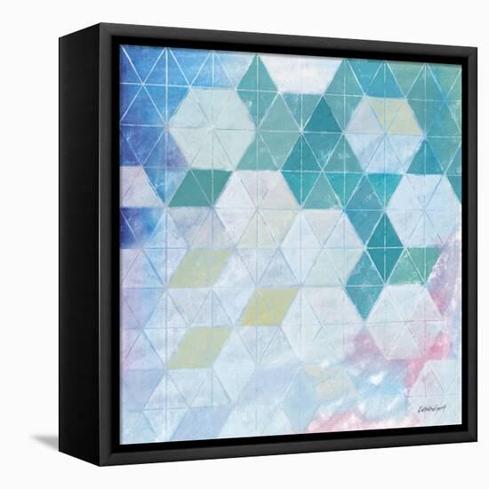 Disappearing Triangles-Kathrine Lovell-Framed Stretched Canvas