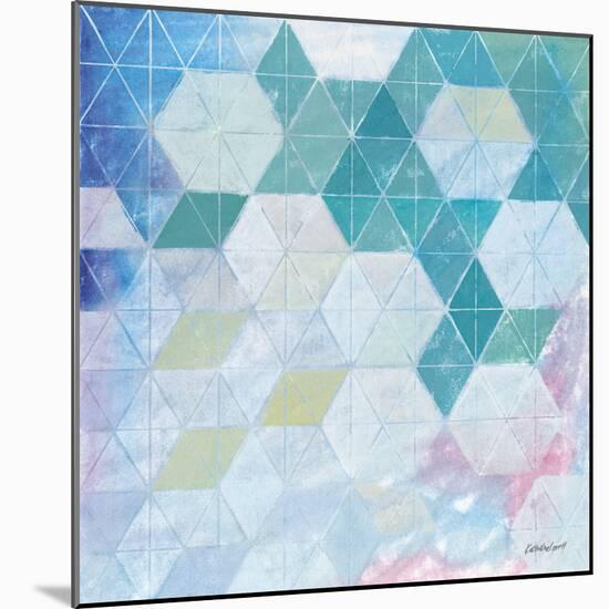 Disappearing Triangles-Kathrine Lovell-Mounted Art Print