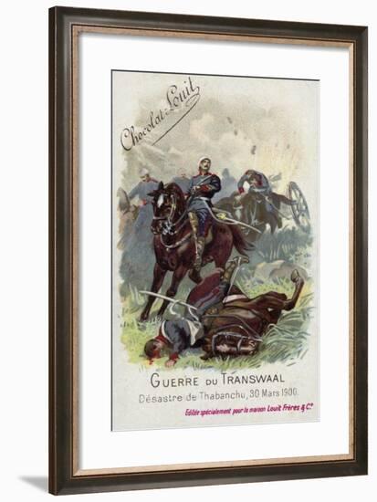 Disaster of Thaba Nchu, 30 March 1900-null-Framed Giclee Print