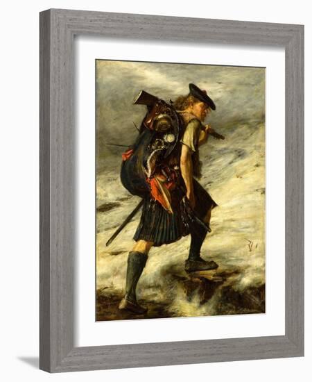 Disbanded, 1877 (Oil on Canvas)-John Pettie-Framed Giclee Print