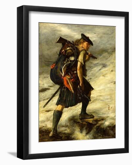 Disbanded, 1877 (Oil on Canvas)-John Pettie-Framed Giclee Print