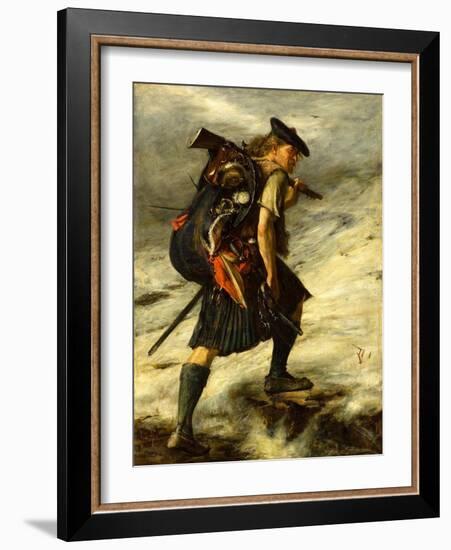 Disbanded, 1877 (Oil on Canvas)-John Pettie-Framed Giclee Print