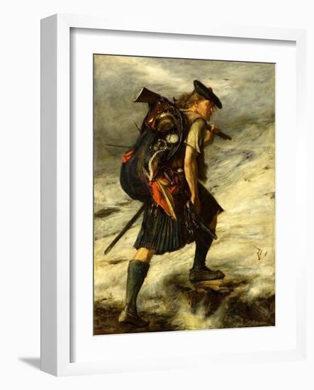 Disbanded, 1877 (Oil on Canvas)-John Pettie-Framed Giclee Print
