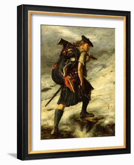 Disbanded, 1877 (Oil on Canvas)-John Pettie-Framed Giclee Print