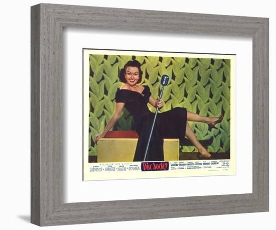 Disc Jockey, 1951-null-Framed Premium Giclee Print