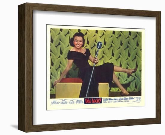 Disc Jockey, 1951-null-Framed Premium Giclee Print