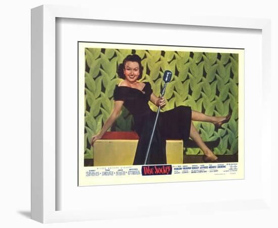 Disc Jockey, 1951-null-Framed Premium Giclee Print