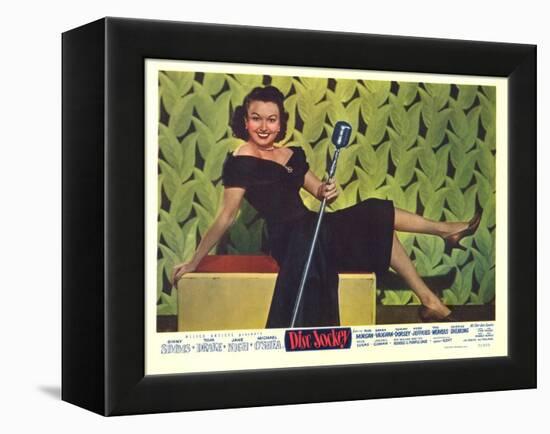 Disc Jockey, 1951-null-Framed Stretched Canvas