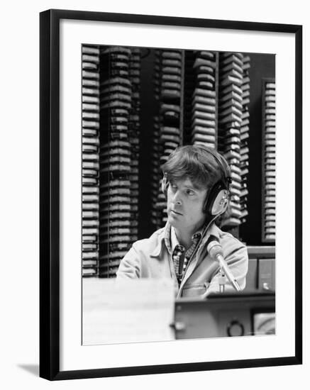 Disc Jockey Don Imus in the Studio-John Loengard-Framed Premium Photographic Print