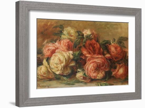 Discarded Roses-Pierre-Auguste Renoir-Framed Giclee Print