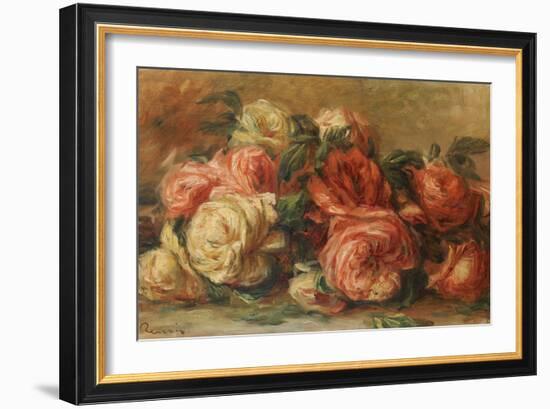 Discarded Roses-Pierre-Auguste Renoir-Framed Giclee Print