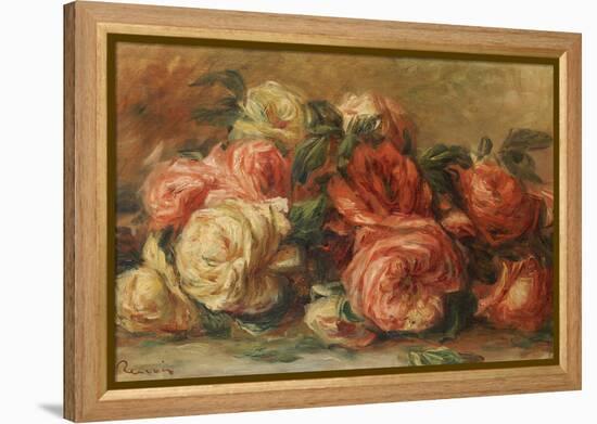 Discarded Roses-Pierre-Auguste Renoir-Framed Premier Image Canvas