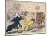 'Discipline A La Kenyon', March 25Th 1797 (Hand-Coloured Etching)-James Gillray-Mounted Giclee Print