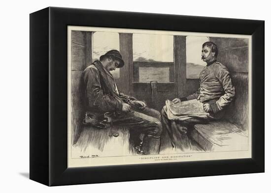 Discipline and Dissipation-Frank Holl-Framed Premier Image Canvas