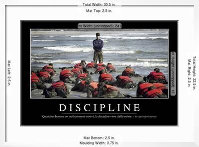 Discipline Citation Et Affiche D Inspiration Et Motivation Photographic Print Art Com