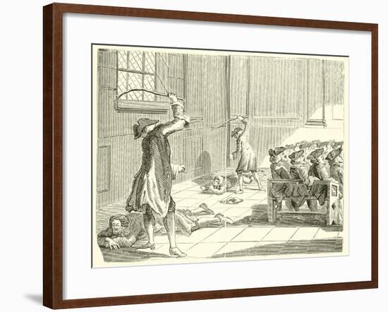 Discipline Practised by the Jews-null-Framed Giclee Print