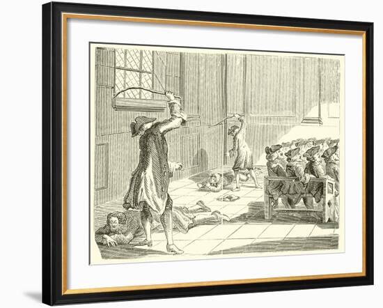 Discipline Practised by the Jews-null-Framed Giclee Print