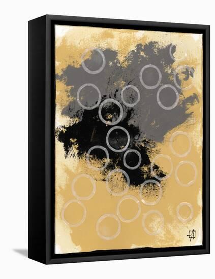 Disco Lemon Juice II-Natalie Avondet-Framed Stretched Canvas