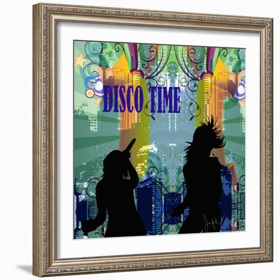 Disco Time-Jean-François Dupuis-Framed Art Print