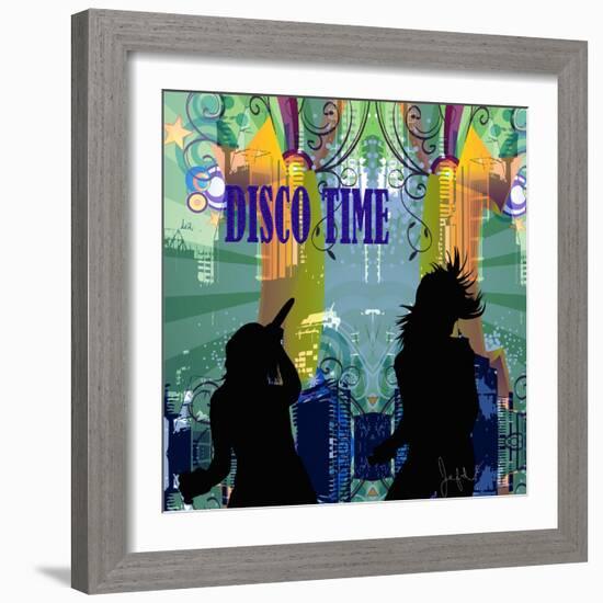 Disco Time-Jean-François Dupuis-Framed Art Print