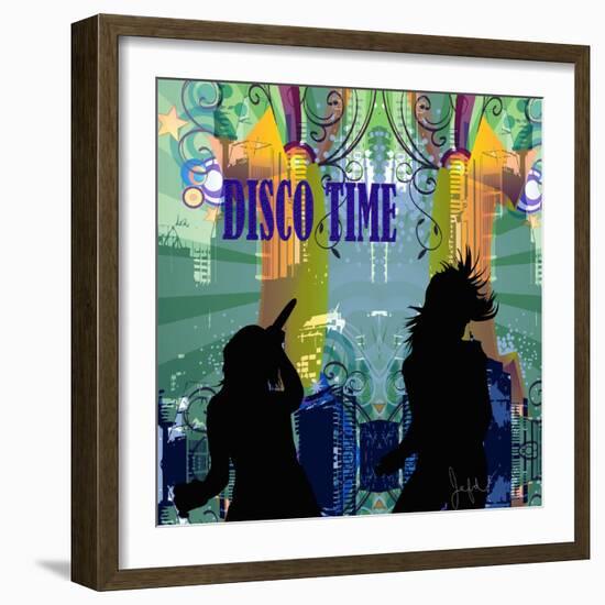 Disco Time-Jean-François Dupuis-Framed Art Print